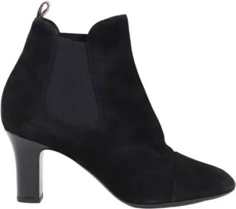 Louis Vuitton Vintage Pre-owned Suede boots Black Dames