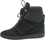 Louis Vuitton Vintage Pre-owned Suede sneakers Black Dames - Thumbnail 1