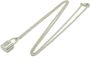 Louis Vuitton Vintage Tweedehands Delicate Slot Hanger Ketting Modieuze Sieraden met Veilige Sluiting - Thumbnail 1