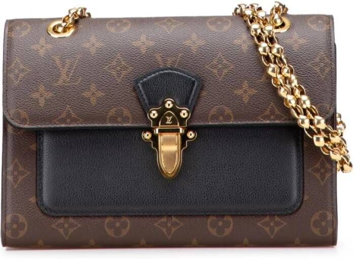 Louis Vuitton Vintage Tweedehands Elegant Convertible Schoudertas met Veilige Slotsluiting