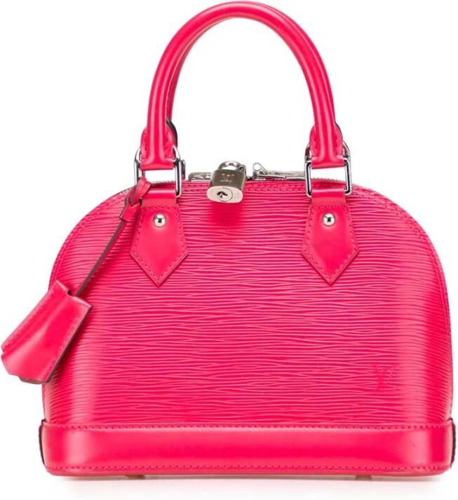 Louis Vuitton Vintage Tweedehands Elegante Koepelvormige Handtas met Bovenhandvat en Slotsluiting