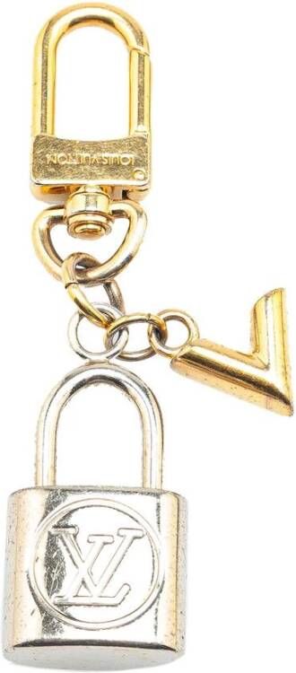 Louis Vuitton Vintage Tweedehands Hangslot LV Logo Tas Bedel