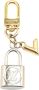 Louis Vuitton Vintage Tweedehands Hangslot LV Logo Tas Bedel - Thumbnail 1