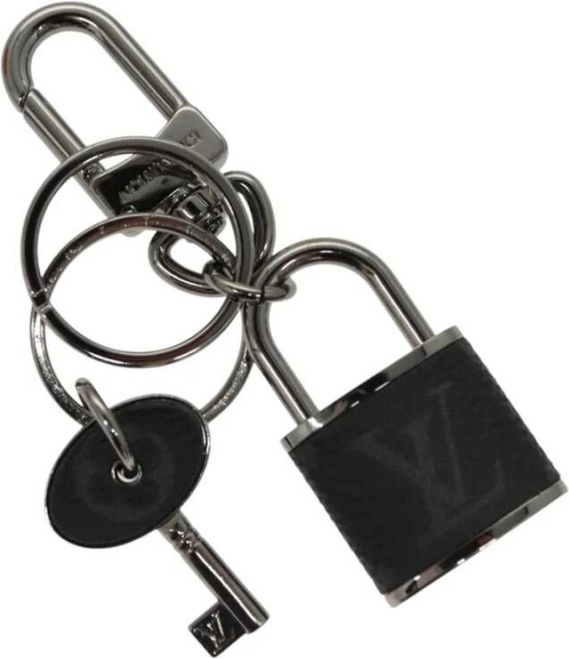 Louis Vuitton Vintage Tweedehands hangslot sleutelhanger met sleutel