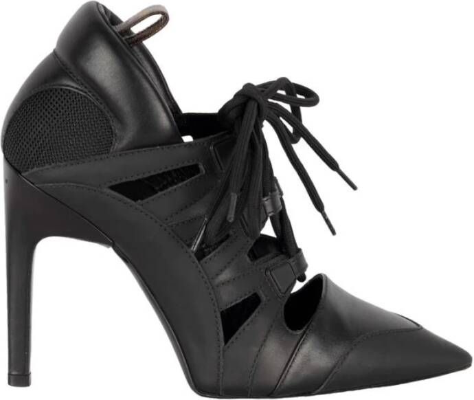 Louis Vuitton Vintage Tweedehands LaceUp Cutout Pump Heels