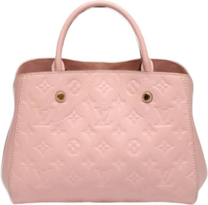 Louis Vuitton Vintage Tweedehands Lockme II Monogram Tote Rose Ballerine