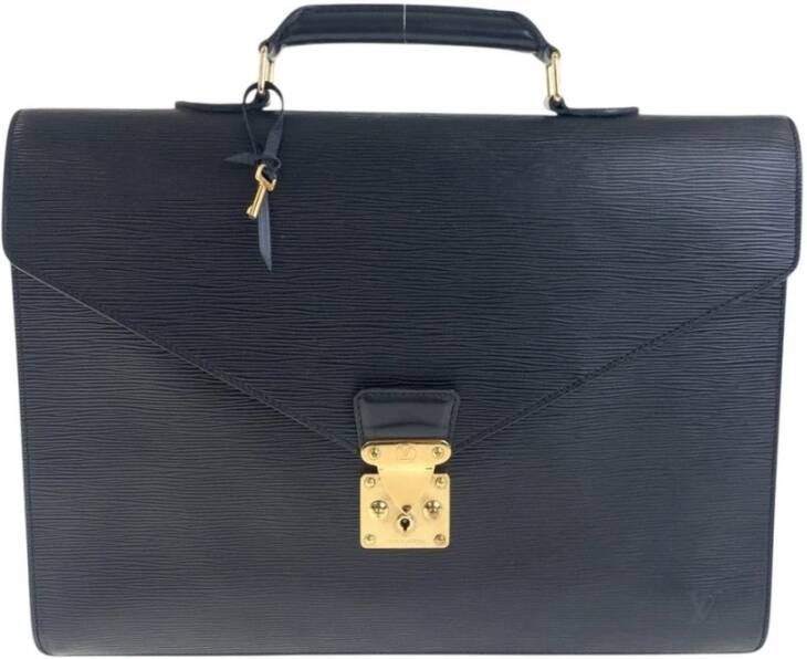 Louis Vuitton Vintage Tweedehands President Aktetas Sleutelslot