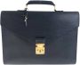 Louis Vuitton Vintage Tweedehands President Aktetas Sleutelslot - Thumbnail 1