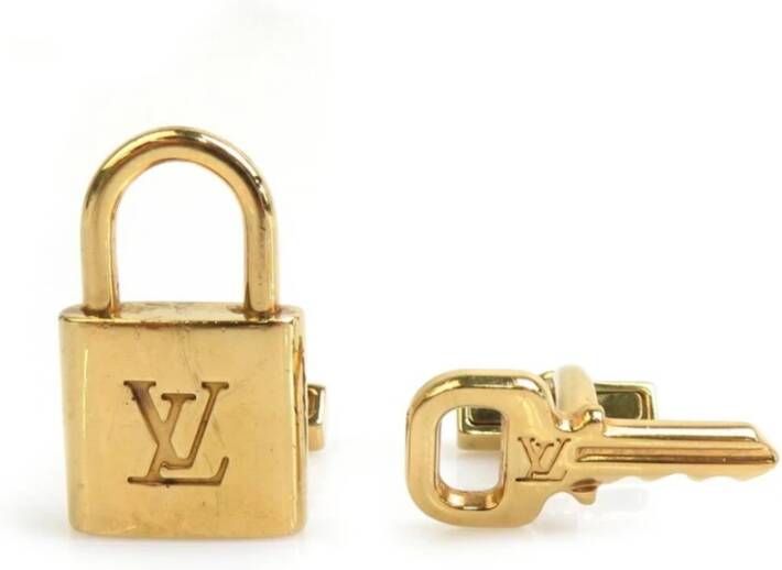 Louis Vuitton Vintage Tweedehands slot en sleutel chetknopen
