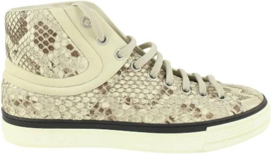 Louis Vuitton Vintage Tweedehands sneakers Beige Dames