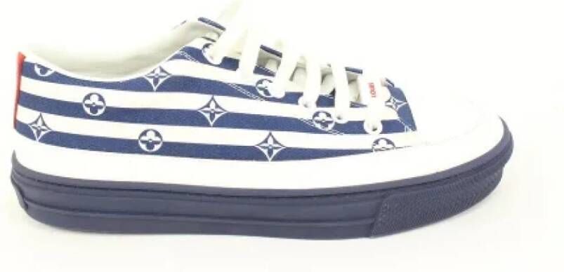 Louis Vuitton Vintage Tweedehands sneakers Blue Dames