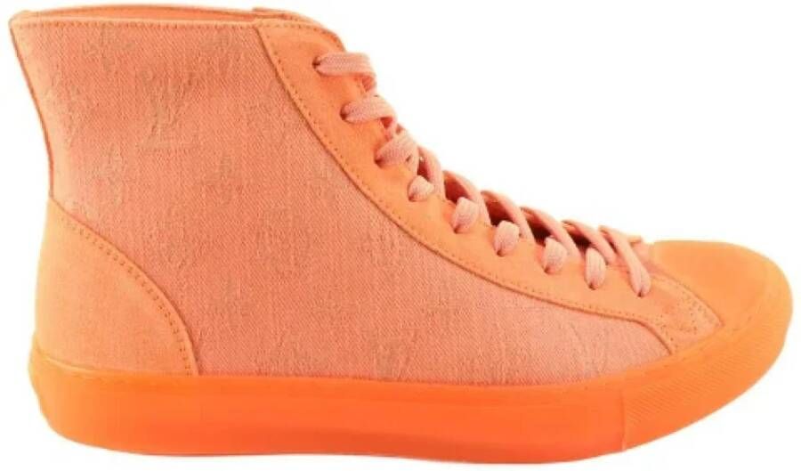 Louis Vuitton Vintage Tweedehands sneakers Orange Dames