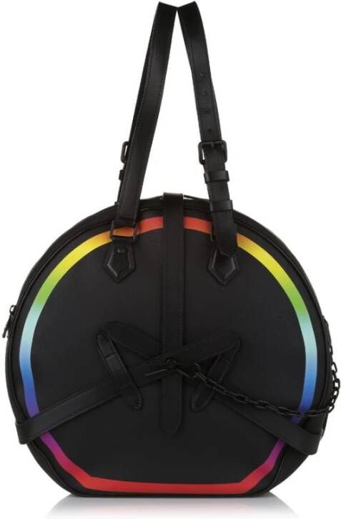 Louis Vuitton Vintage Tweedehands veelzijdige ronde handtas met regenboogaccent