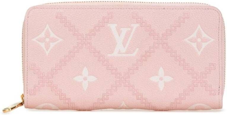 Louis Vuitton Vintage Tweedehands Zippy Wallet Monogram Empreinte Rose Ballerine