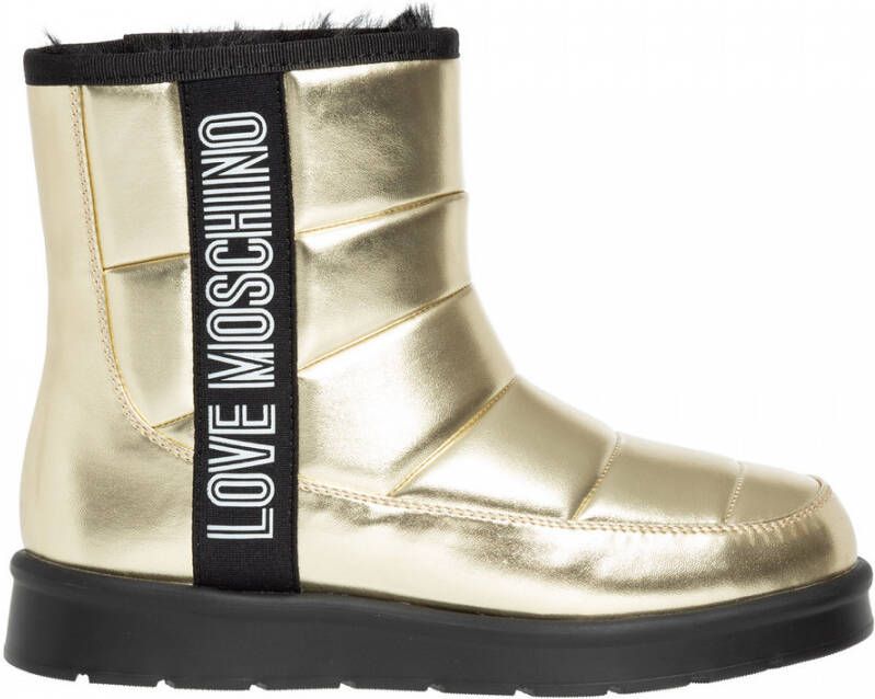 Love Moschino Ja24103 Enkelboots Enkellaarsjes Dames Goud - Foto 6