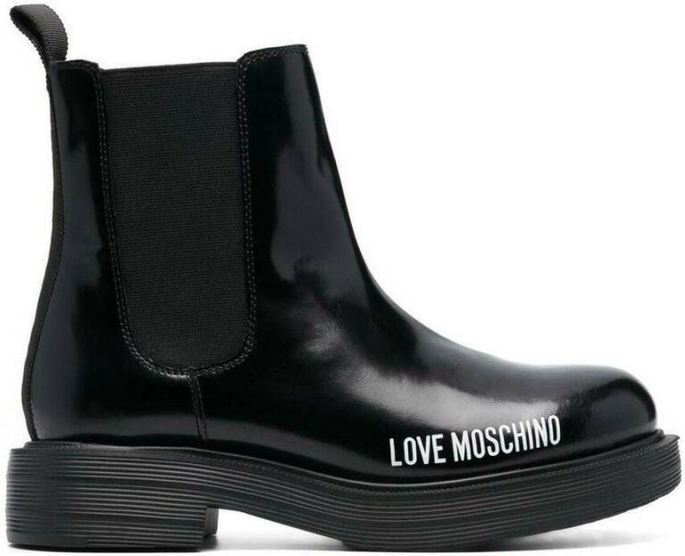 Love Moschino Boots & laarzen Sca.Nod.City40 Vit.Abrasivato in zwart