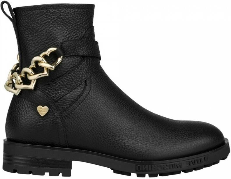 Love Moschino Boots & laarzen Sca Nod Gommac40 Vit Bottalato in zwart