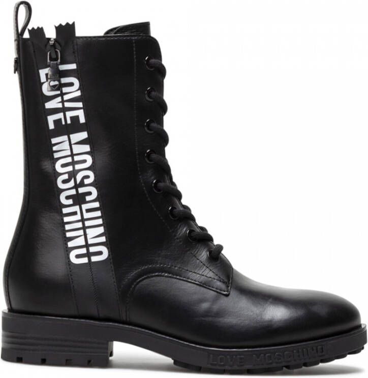 Love Moschino Women's Boots Ja24184 Leather Zwart Dames