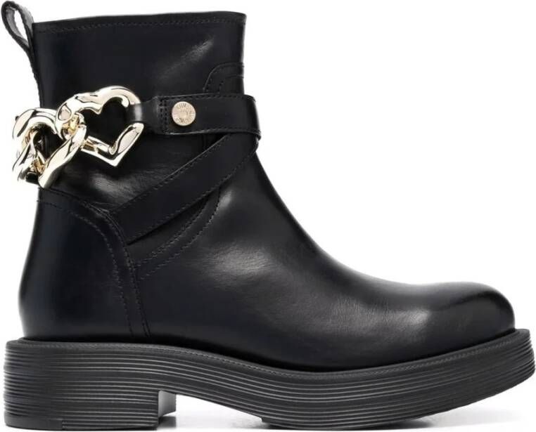 Love Moschino Moderne Zwarte City Laarzen Black Dames