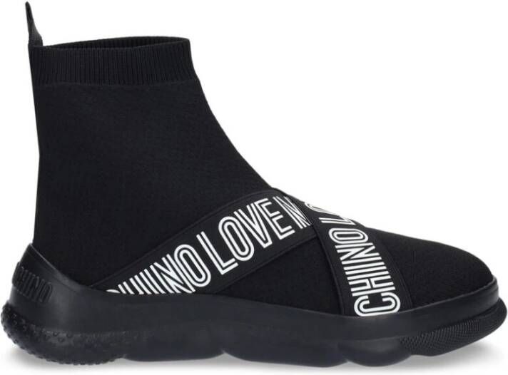 Love Moschino Dames Herfst Winter Collectie Sneakers Zwart Dames