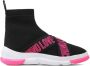 Love Moschino Dames Herfst Winter Elastische Sneakers Zwart Dames - Thumbnail 2