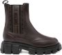 Love Moschino Elegante Marrone Enkellaarzen - Thumbnail 1