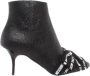 Love Moschino Glitter Zwarte Enkellaarzen Black Dames - Thumbnail 1