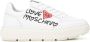 Love Moschino Leren Sneakers met Graffiti Logo White Dames - Thumbnail 1