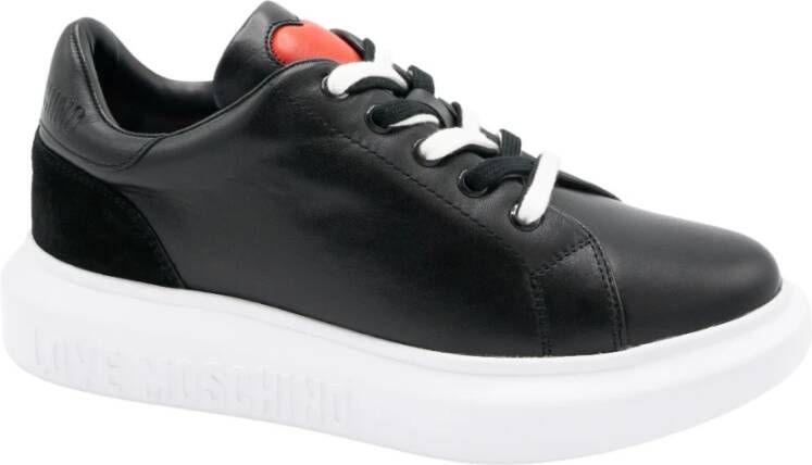 Love Moschino Sneakers Sneakerd Gomma40 Vit in zwart