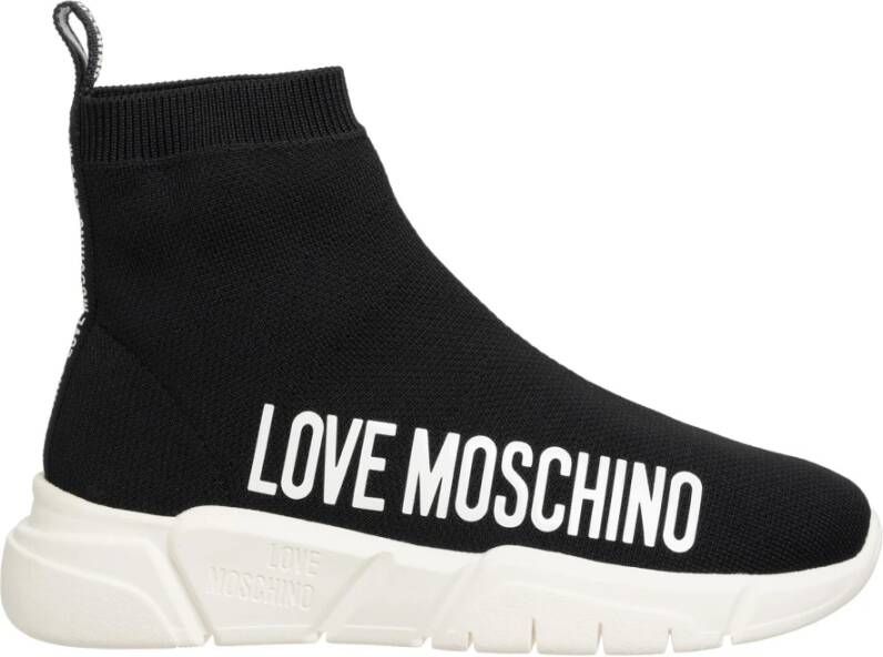 Love Moschino High-top sneakers Black Dames