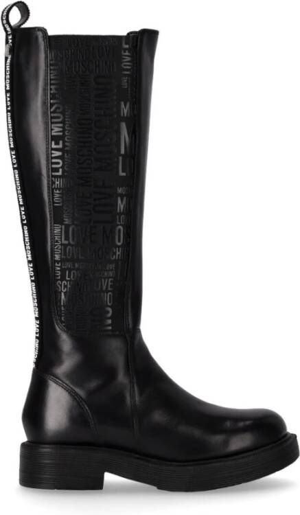 Love Moschino Boots & laarzen Stivaled.City40 Vitello in zwart