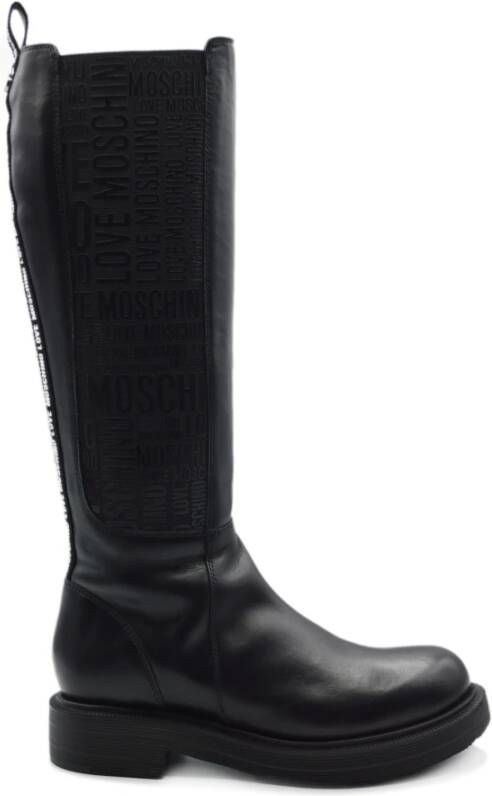 Love Moschino Boots & laarzen Stivaled.City40 Vitello in zwart