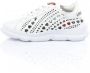 Love Moschino Witte Leren Sneakers White Dames - Thumbnail 1