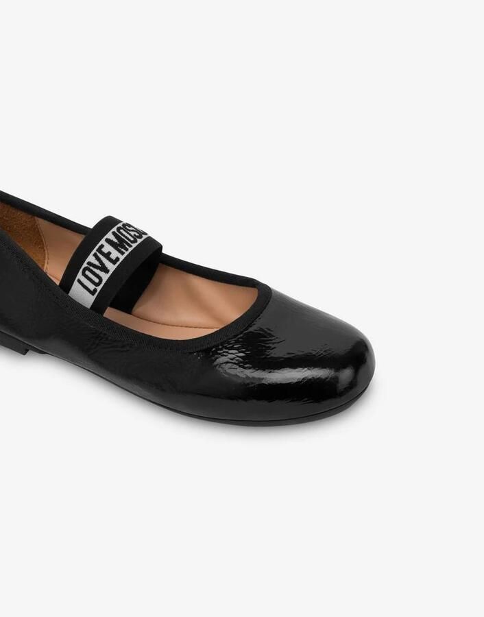 Love Moschino Ballerina's van lakleer - Foto 4