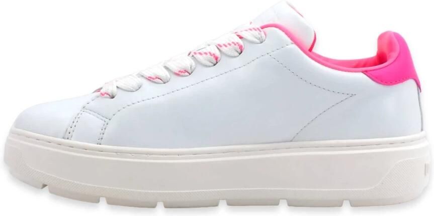Love Moschino Trendy Leren Platform Sneakers White Dames - Foto 2