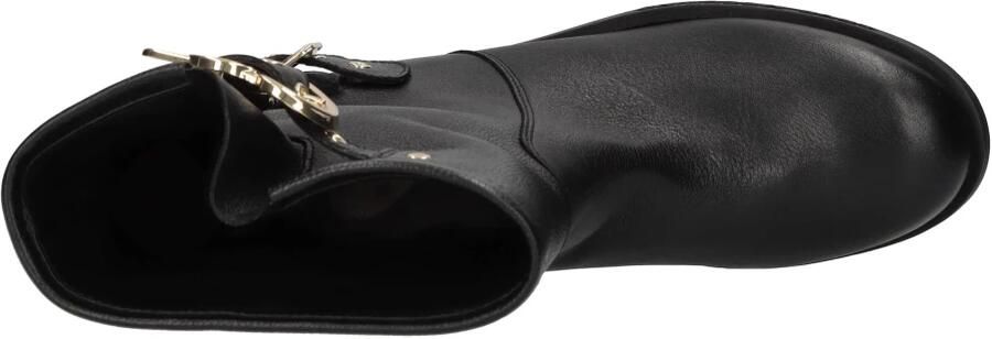Love Moschino Daily Biker leren bikerboots zwart - Foto 5