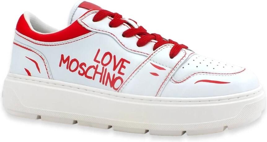 Love Moschino Leren Sneakers voor Dames Lente Zomer Collectie Black Dames - Foto 2