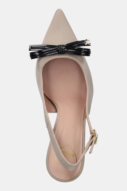 Love Moschino Bow Slingback Pumps
