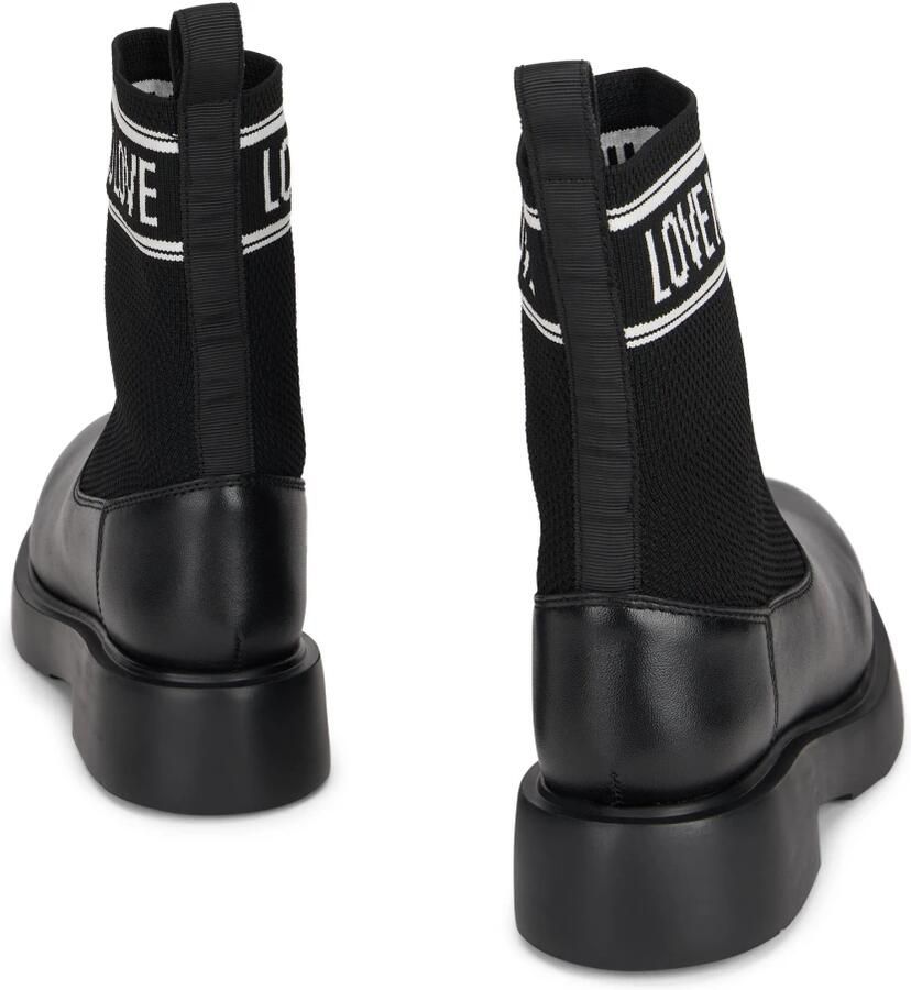 Love Moschino Enkellaars met sokdesign - Foto 3