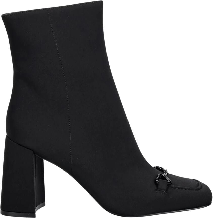 Love Moschino Enkellaarsjes met blokhak