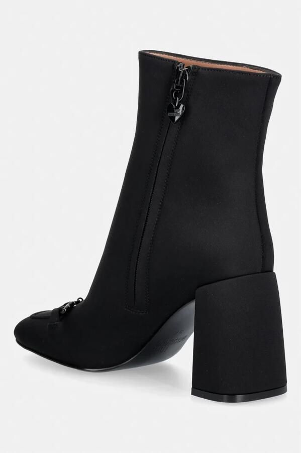 Love Moschino Enkellaarsjes met blokhak - Foto 3
