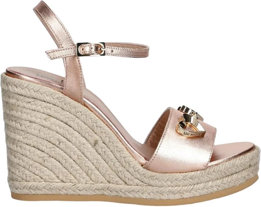 Love Moschino Espadrilles met sleehak