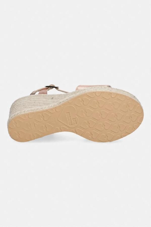 Love Moschino Espadrilles met sleehak - Foto 5
