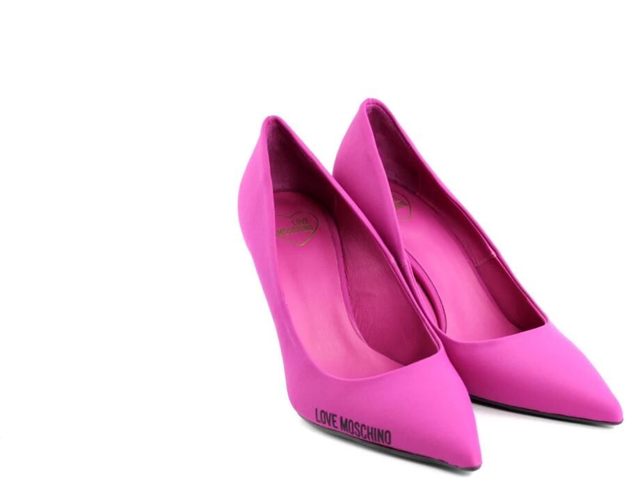 Love Moschino Fuchsia Stof Decollete Pink Dames - Foto 3