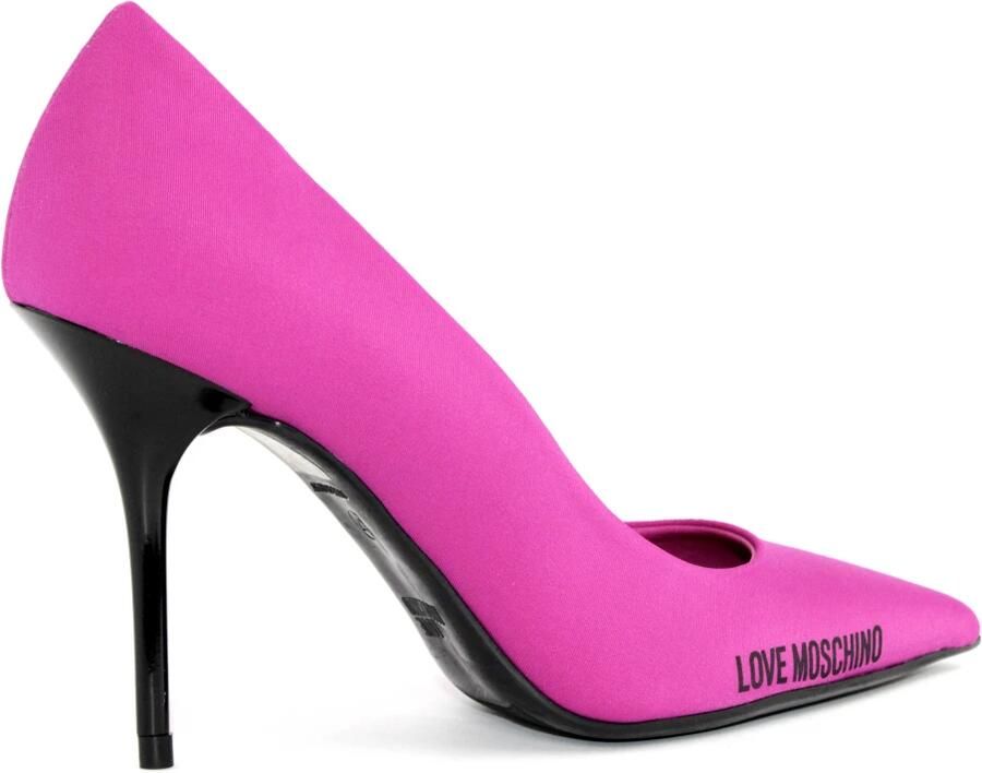 Love Moschino Fuchsia Stof Decollete Pink Dames - Foto 2