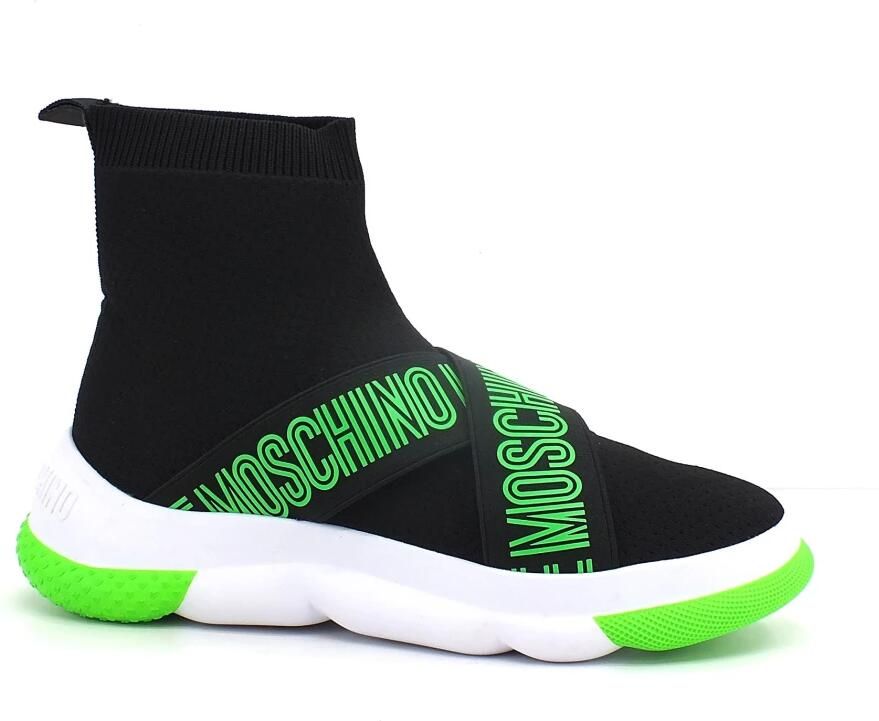 Love Moschino Gebreide sneakers in sokstijl - Foto 2