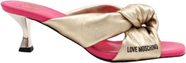 Love Moschino JA28365GOIIF0900 Heeled Mule