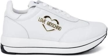 Love Moschino Leather Low Top Sneakers