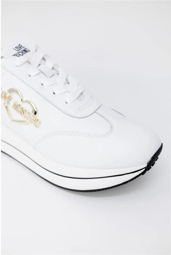 Love Moschino Leather Low Top Sneakers - Foto 2