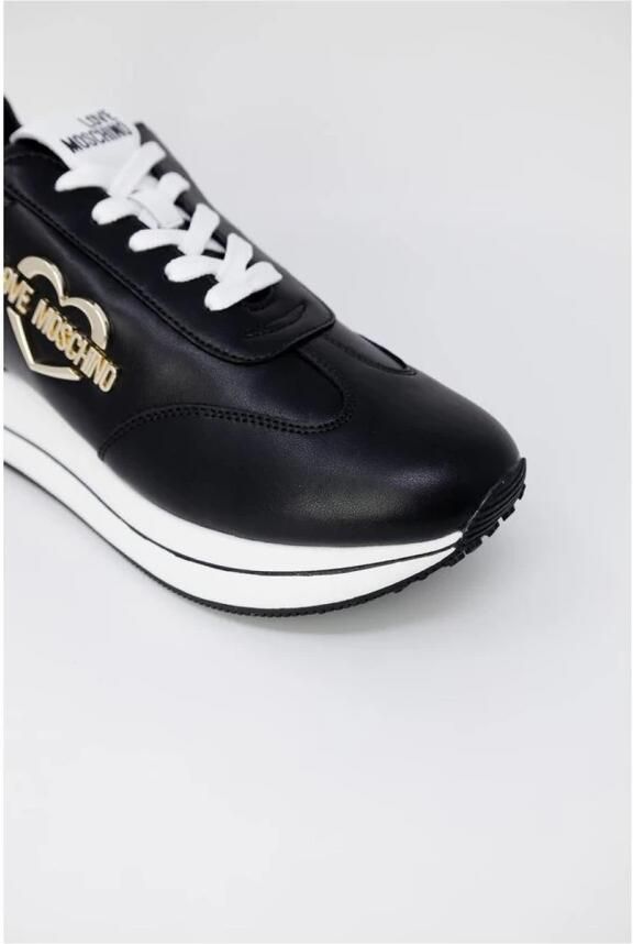 Love Moschino Leather Low Top Sneakers - Foto 2